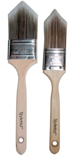 Styletto 00039 Precision Brushes for Trimming and Edging, Set of 2