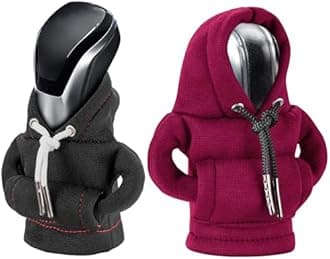 Gear Shift Hoodie Cover, Universal Shift Knob Hoodie, Mini Hoodie for Car Shifter, Automotive Interior Cute Gadgets, Car Accessories and Decorations