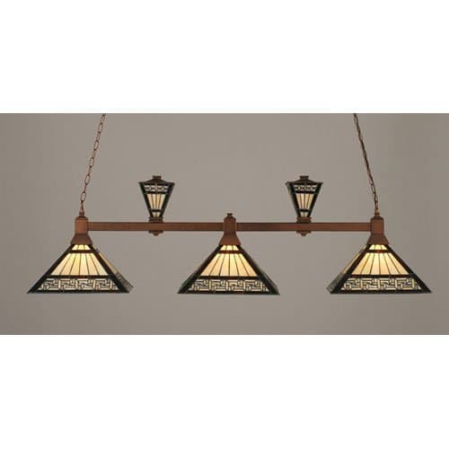 Billiard Greek Key Pendant