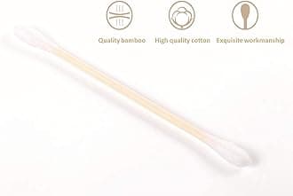 DELFINO Swabs Wooden Cotton Buds, 500 Pieces