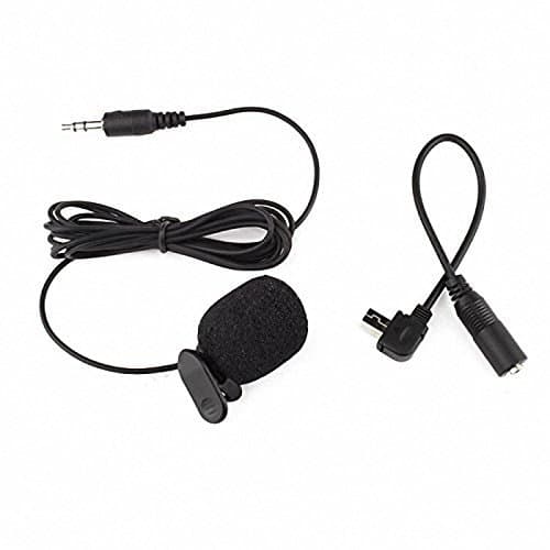 QuikProf Mini USB to 3.5mm Mic Microphone and Adapter Cable Cord for go pro HD Hero 1 2 3 3+ 4 Camera