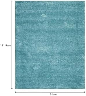 Modern Soft Shaggy Rugs Fluffy Home Decorative Carpet for Living Room 2-inch Thick Carpet Sky Blue,(5X7 FEET)