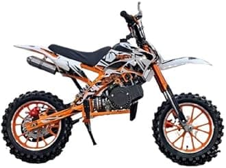Petrol Multicolor 50cc Kids Dirt Bike 86cm Wheelbase, Rear Suspension- for Offroad Category & Purpose ONLY