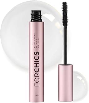 Nourishing Mascara - Growth and Strengthening Formula, Volumizing Black Lash Treatment with Antioxidants, Hormone-Free Lengthening Mascara for Thicker, Healthier Lashes