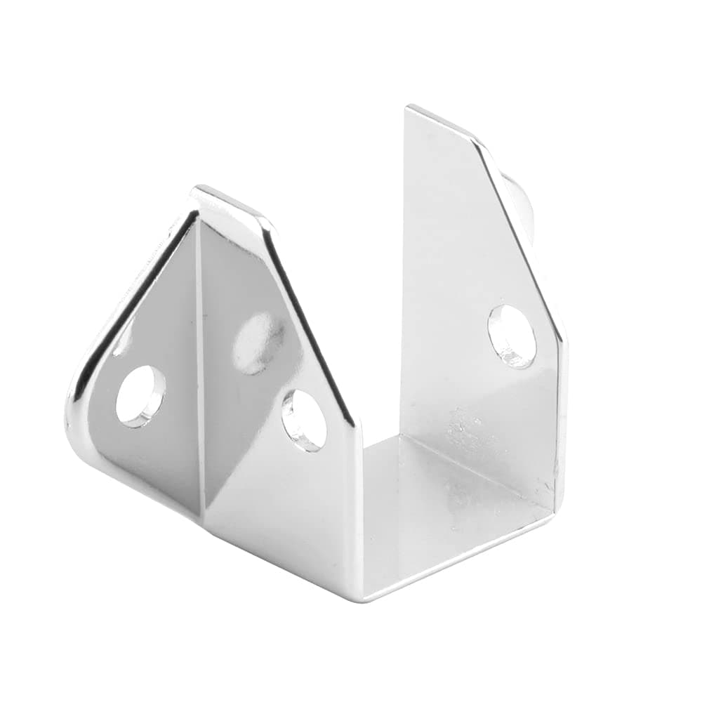 Prime-Line 656-6473 Headrail Bracket, For 1 In. Rails, Zinc Alloy, Chrome Plated, Fasteners (Single Pack)