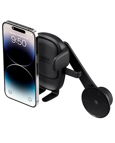 iOttie Easy One Touch Advanced Phone Mount for Tesla Model 3 and Model Y Screens - Universal Cell Phone Holder for iPhone, Google, Samsung, Moto, LG, and All Other Smartphones Black