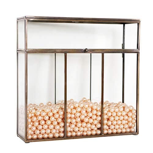 CANDIKO Covered Makeup Brush Holder with Lid