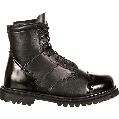 Rocky Side Zipper Jump Boot, Black, US