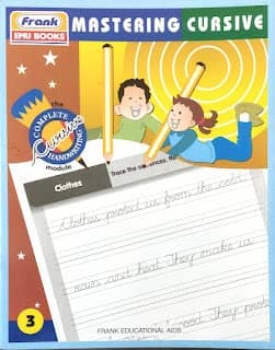 Mastering Cursive, Complete Cursive Handwritting, Module 3 || Frank Educational Aids || Madhu Singh Sirohi and Anuradha Sahu || English || Y-2020 || P-72 || Paperback (103160)