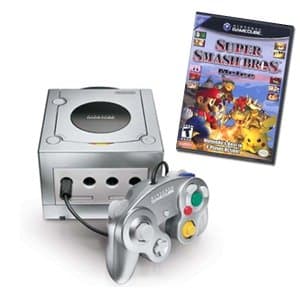 GameCube Platinum (Includes Super Smash Brothers Melee) c (Renewed)