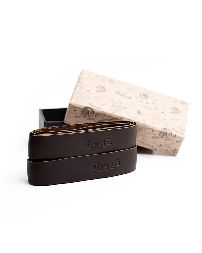 TRIPMACHINE Leather Grips Wrap Caffeine