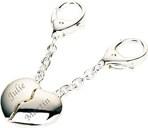 SP Joining Heart Keyrings - Personalised