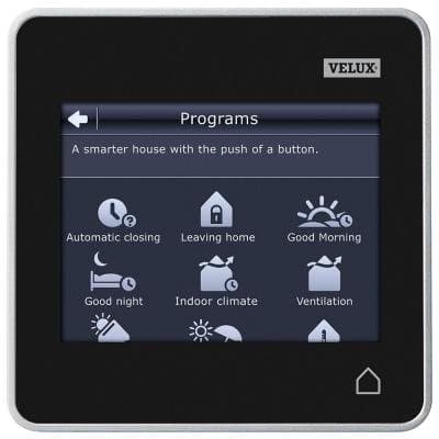 VELUX KLR 200 US Skylight Integra Control Pad w/Touch Screen for Solar Powered & Electric Skylights & Blinds