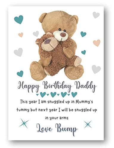 Second Ave Gift Company Daddy to Be Card from Bump Birthday Card for Him Greetings Card