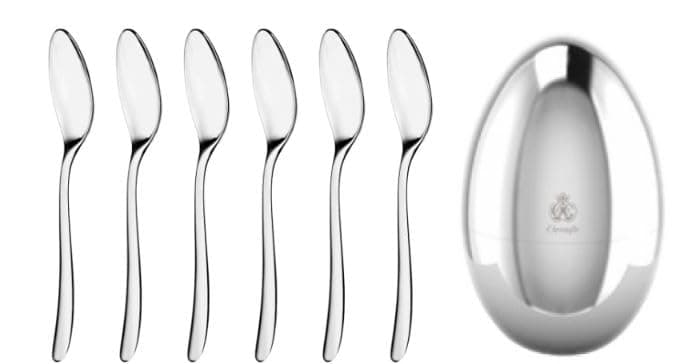 Mood Espresso - 6 Espresso Spoons- Silver Plated