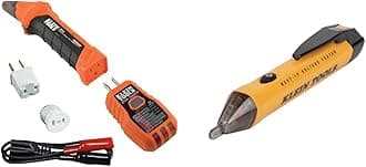 80016 Circuit Breaker Finder Tool Kit with Accessories, 2-Piece Set & NCVT1P Voltage Tester, Non-Contact Low Voltage Tester Pen, 50V to 1000V AC