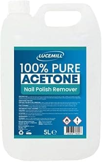 Lucemill 5 Litre (5L) Acetone 99.5% Pure High Strength Acrylic Nail Tip Polish Remover