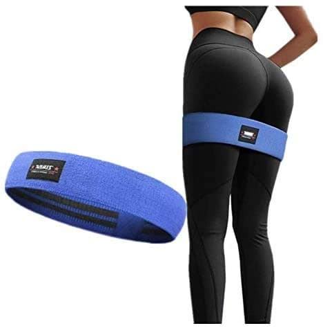 Booty Resistance Workout Hip Exercise Bands, Fitness Loop Circle Exercise Legs and Butt- Activate Glutes and Thighs - Thick, Wide, Fabric Cloth for Body Stretching, Yoga, Pilates, Muscle Training