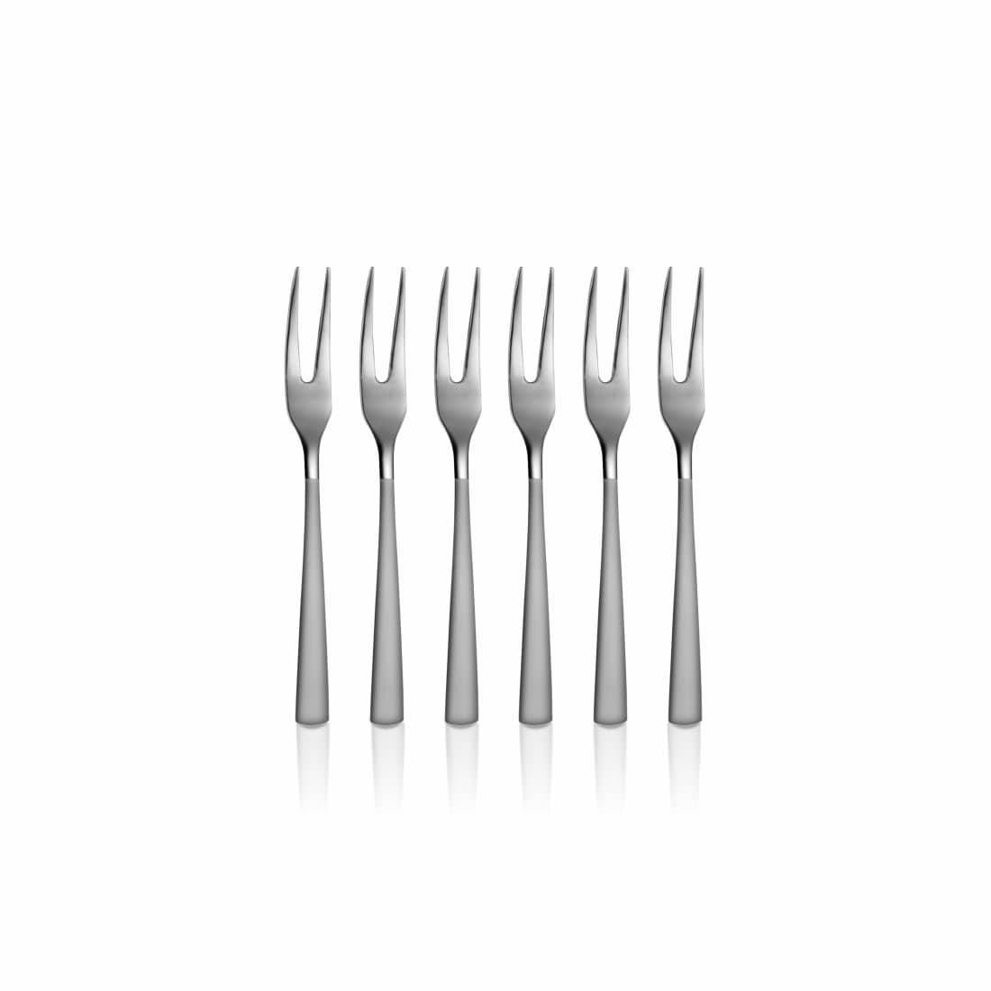 Shri & Sam Stainless Steel GSW Plain Fruit Fork,6 Pieces