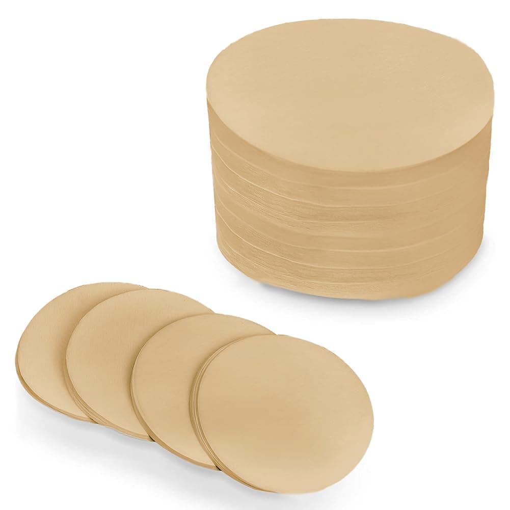 Redwestmelon 300PCS Coffee Filters Papers - Round Replacement Paper Disposable Micro Filter Paper for Espresso Coffee Makers, 60MM