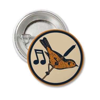 "Glee" Dalton Warblers Blazer Pin As Seen on Cd Jacket