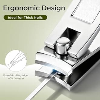 Manicure Set, L23 11 in 1 Stainless Steel Mens Manicure Kit Leather Pedicure Tools Kit Grooming Kit with Travel Case Box Gift For Father