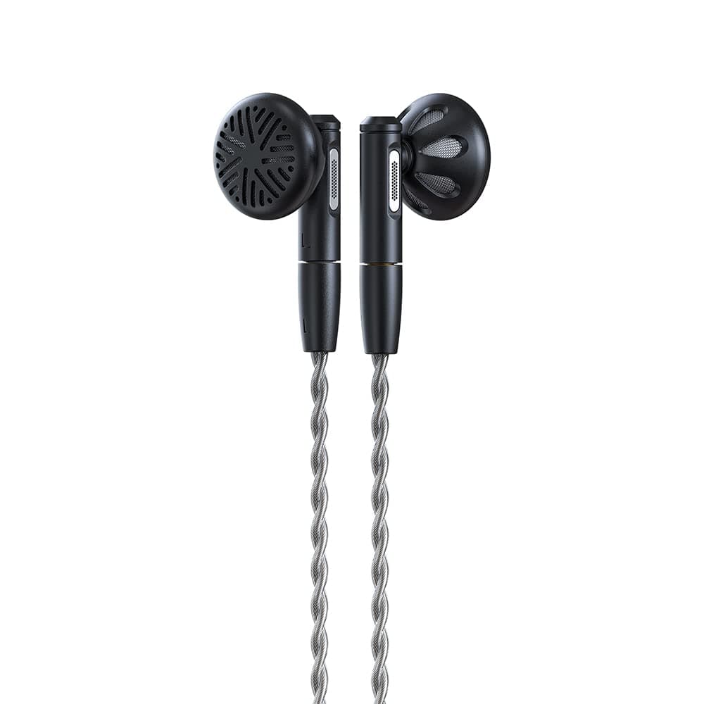 FF5 Carbon-Based Dynamic Driver in-Ear Earphone Clear Sound & Wide Soundstage with 3.5mm/4.4mm MMCX Cable, Alumium Shell
