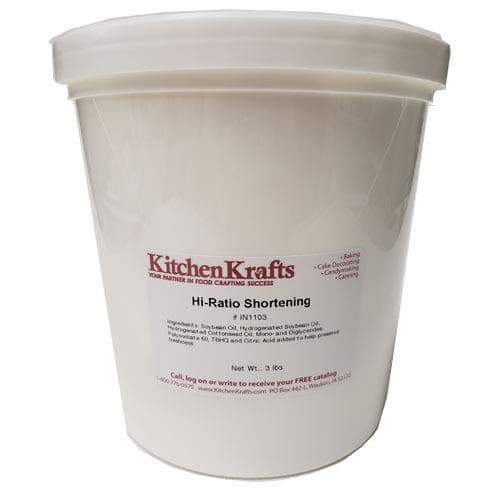 Hi-Ratio Shortening, 3 lbs.