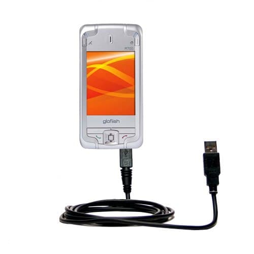 Data Sync Straight USB Cable Compatible with Eten Glofiish M700 with Charging Function with TipExchange