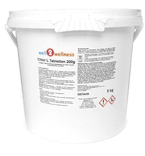 Chlorine L tablets 200g Slow Dissolving 200g 5 kg