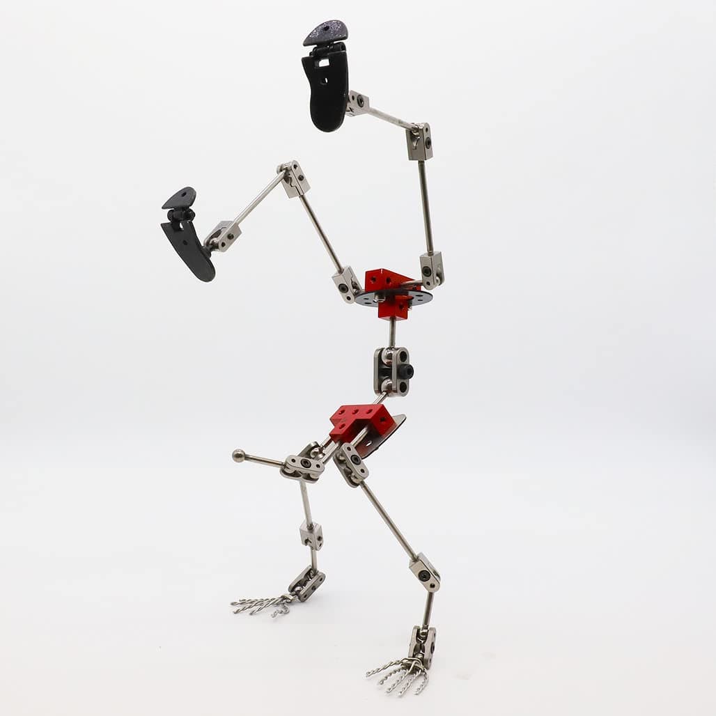 Three Professional DIY Studio Stop Motion Armature Kits Metal Puppet Figure for Character Design Creation 30 cm Tall