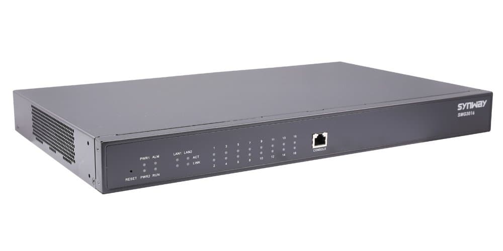 Digital E1/T1 VoIP Gateway, HW-Enabled EC, 16-Port, Carrier Grade, Dual Power Supply Optional