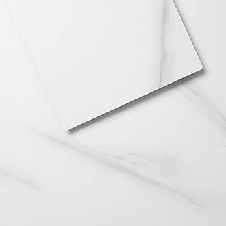 Lucida Surfaces Luxury Vinyl Flooring Tiles | Glue Down Adhesive Flooring for DIY Installation | Carrara | PresCore | Single Sample Tile