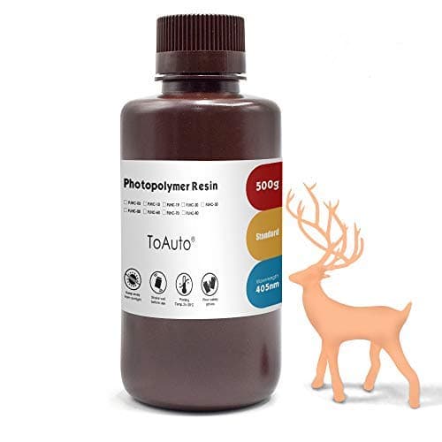 3D Rapid Resin UV-Curing 3D LCD Printing Compatible with 405nm Photopolymer 3D Printing Liquid (Complexional)