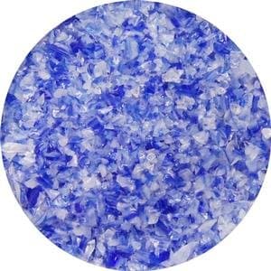 8.5 Oz Cobalt Blue / White Opal Dual Tone Medium Frit - 90 Coe