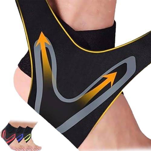 X Wrap Neuropatia,Plantar Wrap,Sprained Ankle Support Breathable Compression Ankle Brace Neoprene,Elastic Foot Sleeve For Sports Protect,Plantar Fasciitis Relief,Arthritis (Black,L(US 8-11.5)-3Pair)