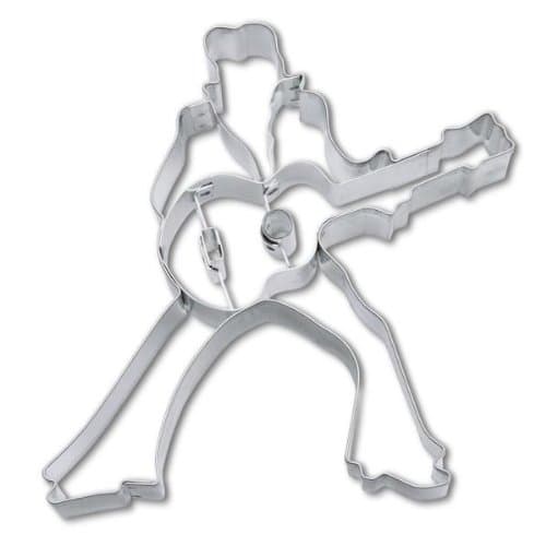 Music Star Embossing Cookie Cutter, Silver, 12.5 cm