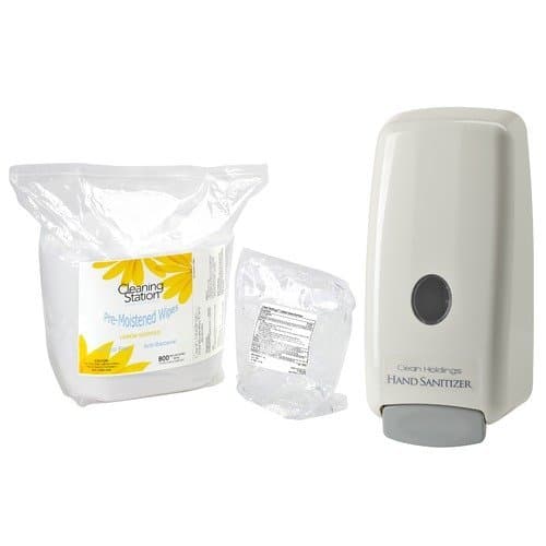 The Cleaning Station Starter Pack - Pre-Moistened Wipes