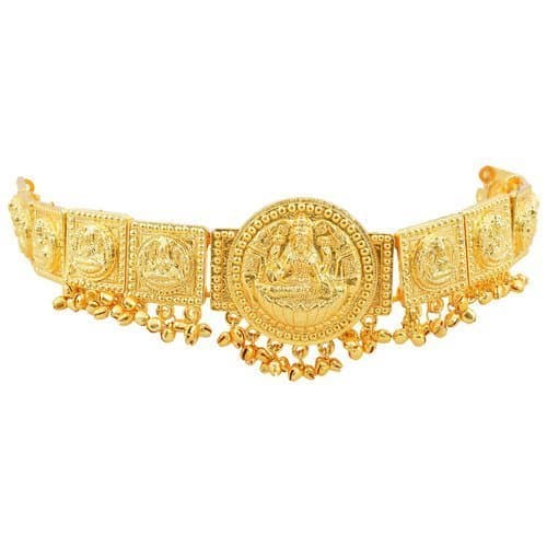 Golden Plastic Round Lakshmi Belt