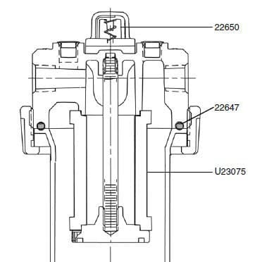 Coalescer Filter Element 1-705FC-19 for 705FC, 22605