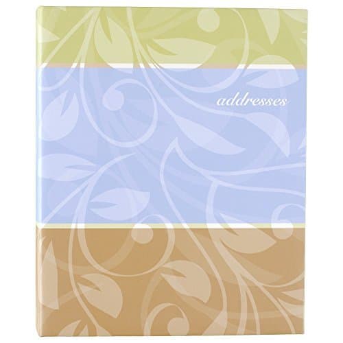 Address Book, 3 Ring, 7 x 9 Inches, Assorted Cover Designs - Color May Vary (TL76110 )