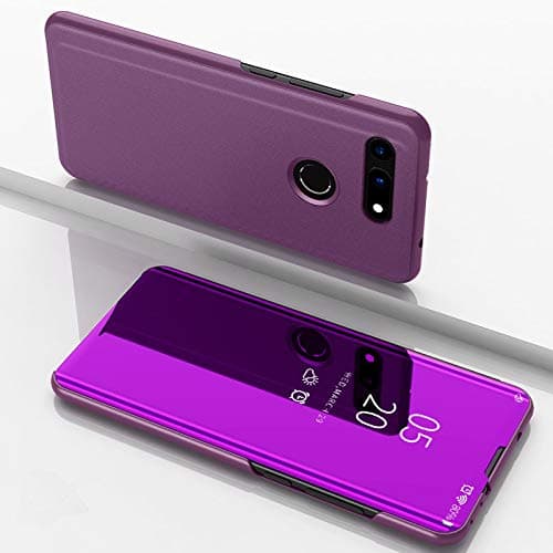 Funda® Mirror Plating Flip Case for Huawei Honor View 20 (Glamour Purple)