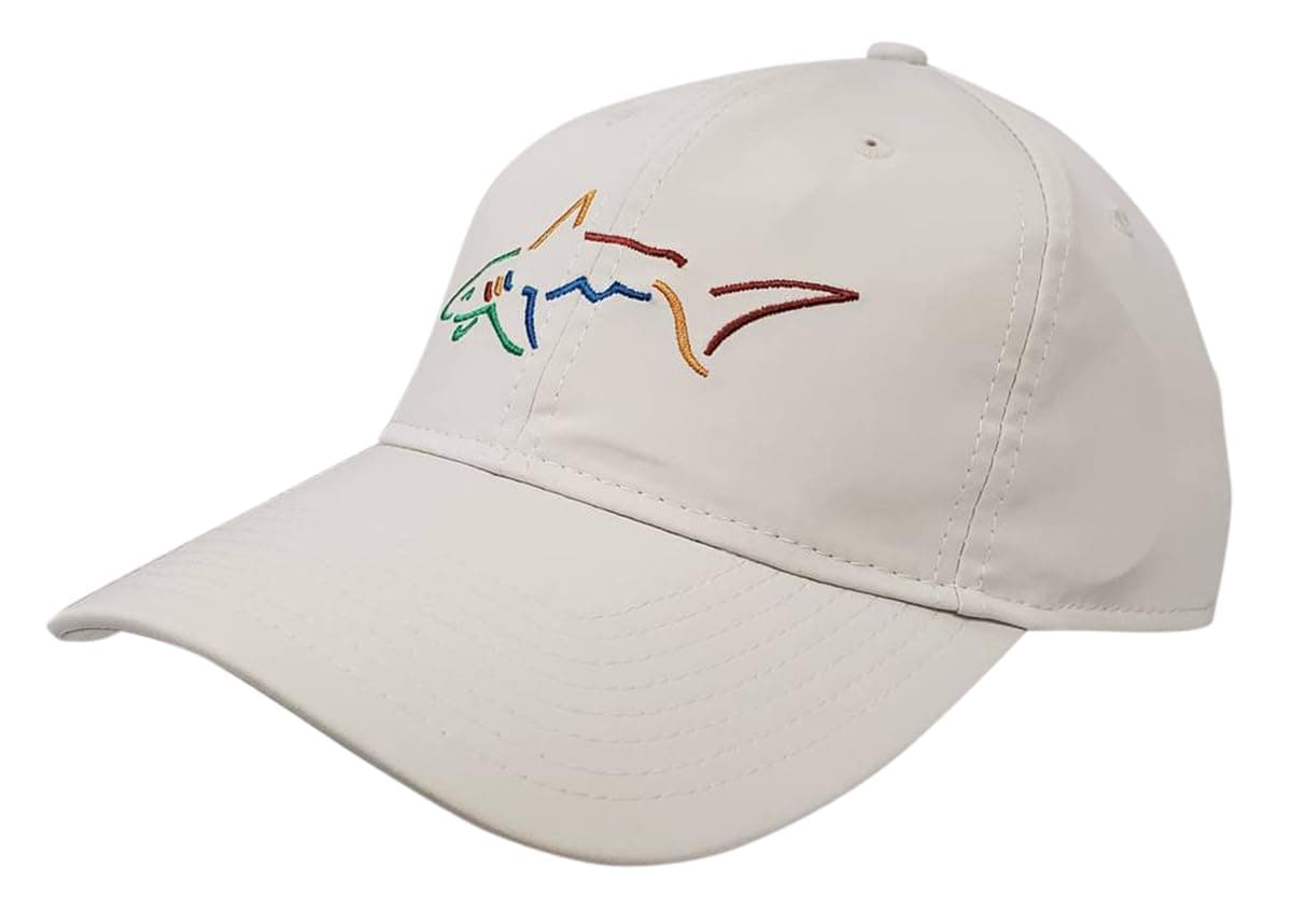 Greg Norman Men's Performance Big Shark Logo Cap