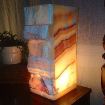 Sakara Unique Handcrafted Egyptian Alabaster Lamp