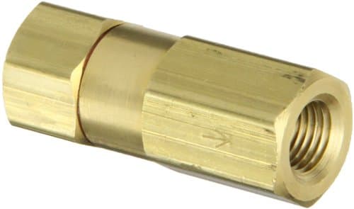 Control Devices Brass Check Valve, Poppet Type, NPT Female