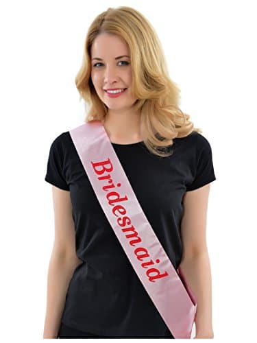 Bridesmaid Sash Pink Hen Party