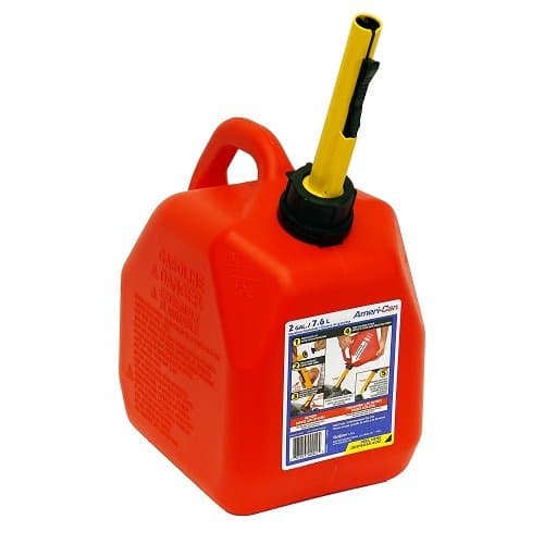Scepter 2 Red 2 Gallon Spill-Proof Gas Can Container (AB10S), 1 Pack