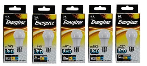 EnergizerHIGH TECH LED GLS 806LM 9.2W E27 (ES) WARM WHITE, PACK of 5