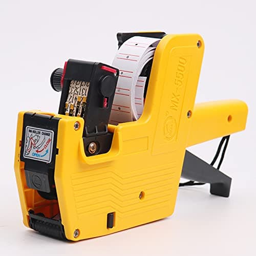 Edtech Handheld Price Labels Machine, Label Maker Pricing Tag Kit Numerical Tag for Retail Shop, Grocery Store, Warehouse Supermarket