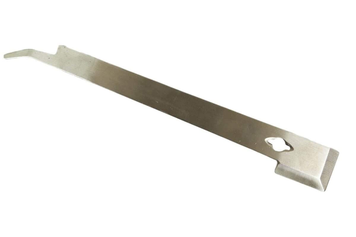 J Type Polished Beekeeping SS Hive Tool – Heavy-Duty Stainless Steel Frame Lifter & Scraper for Beekeepers